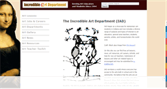 Desktop Screenshot of incredibleart.org